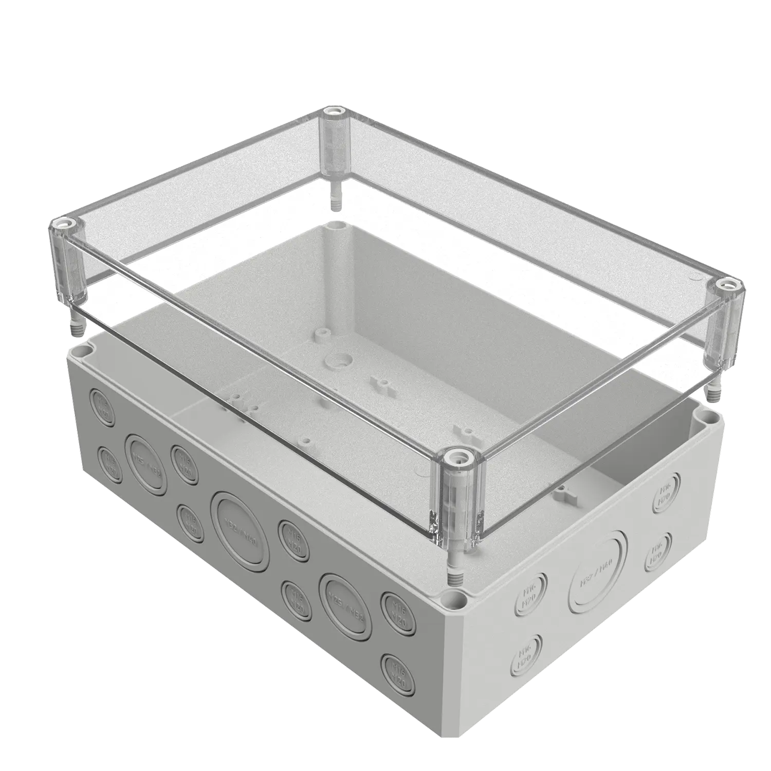 MULTI-BOX MBI-PC 251811 MK 聚碳酸酯工业外壳(透明盖)