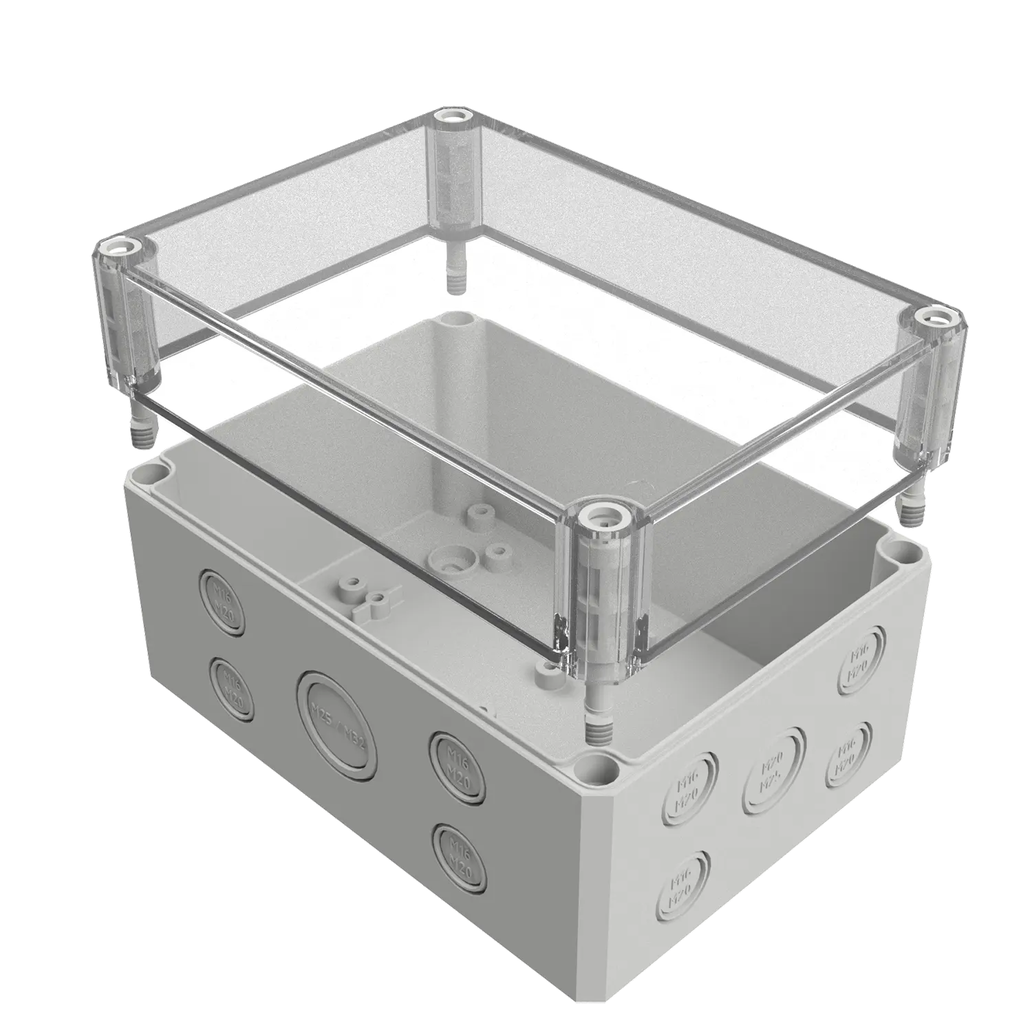 MULTI-BOX MBI-PC 181311 MK 聚碳酸酯外壳(透明盖)