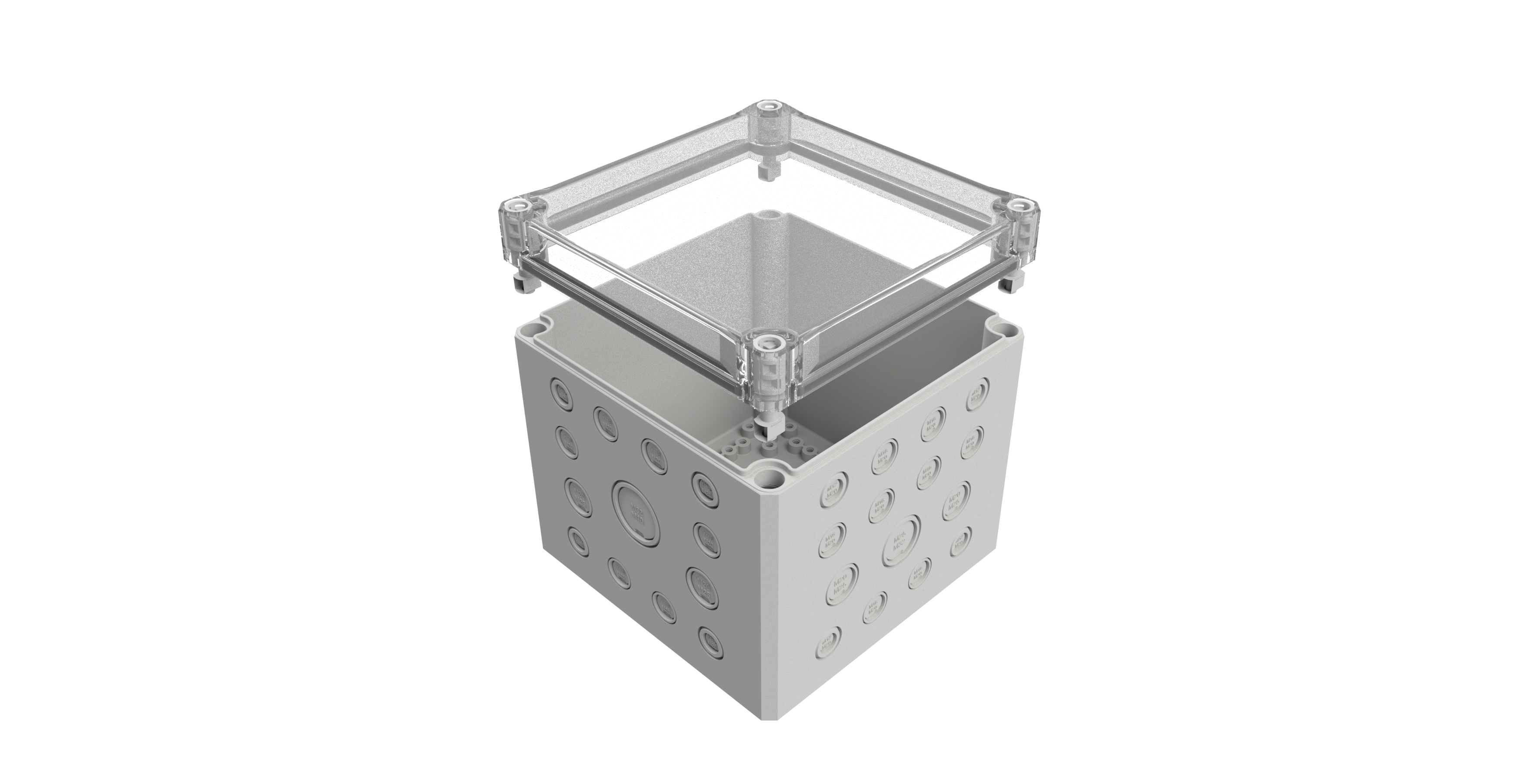 MULTI-BOX MBI-L-PC 202019 MK 聚碳酸酯工业外壳(透明盖)恒湖电气授权销售