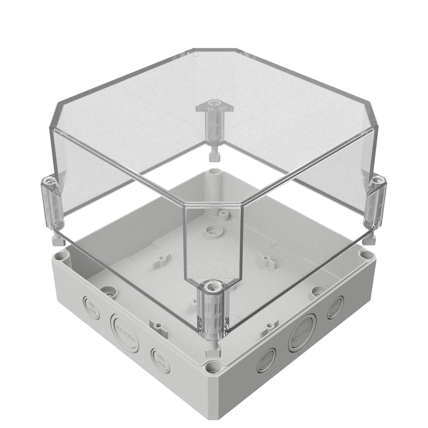 MULTI-BOX MBI-PC 181814 MK 聚碳酸酯工业外壳(透明盖)