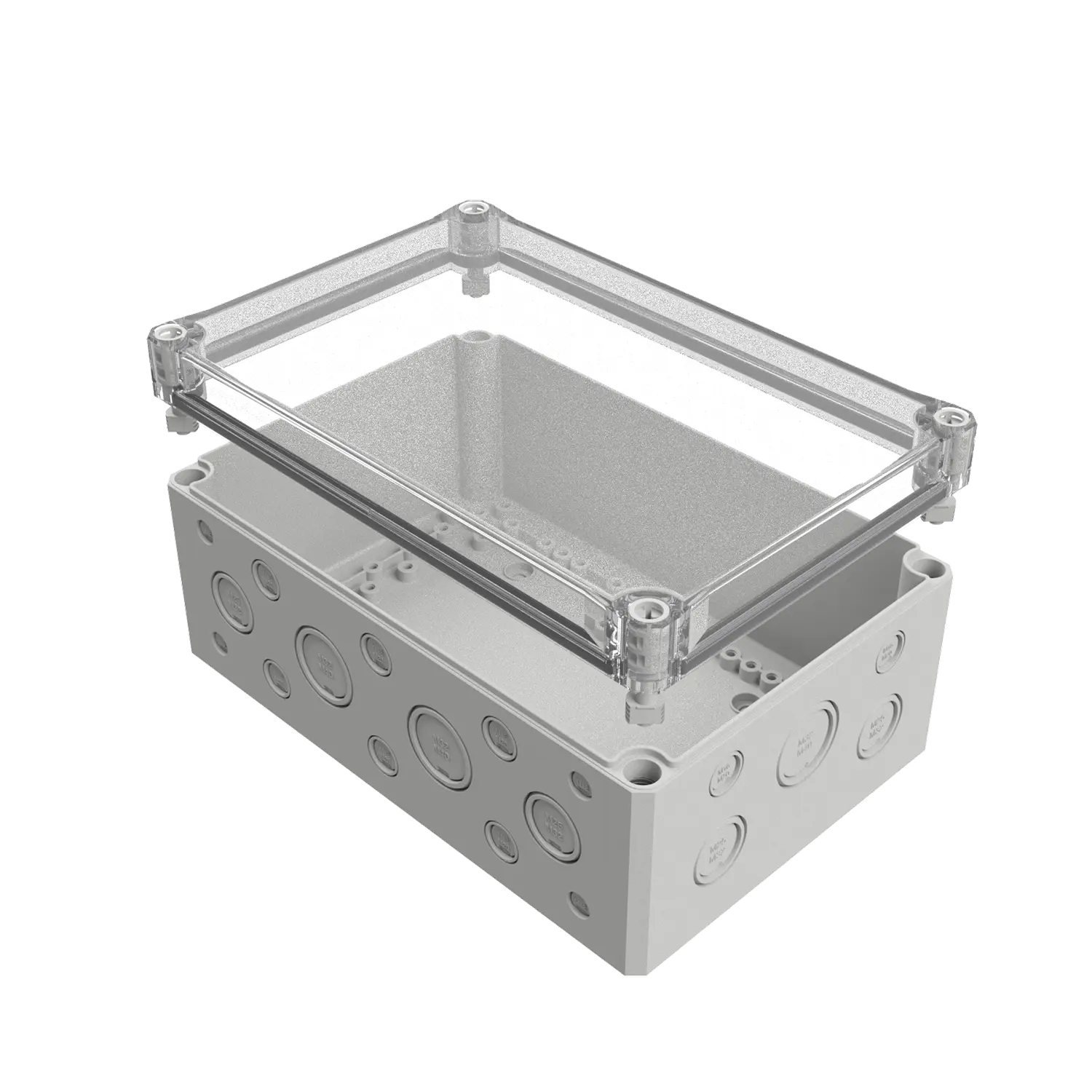 MULTI-BOX MBI-L-PC 302013 MK 聚碳酸酯外壳 透明盖 300×200×130mm
