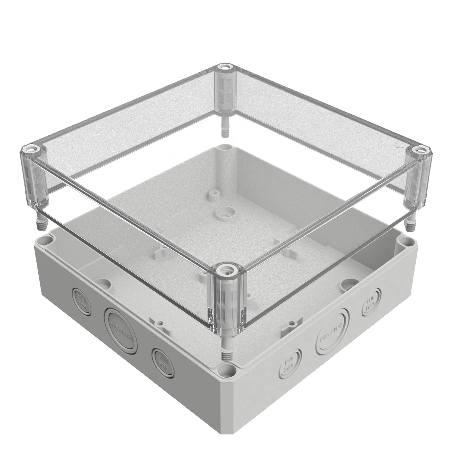 MULTI-BOX MBI-PC 181808 MK 聚碳酸酯工业外壳(透明盖)恒湖电气授权销售