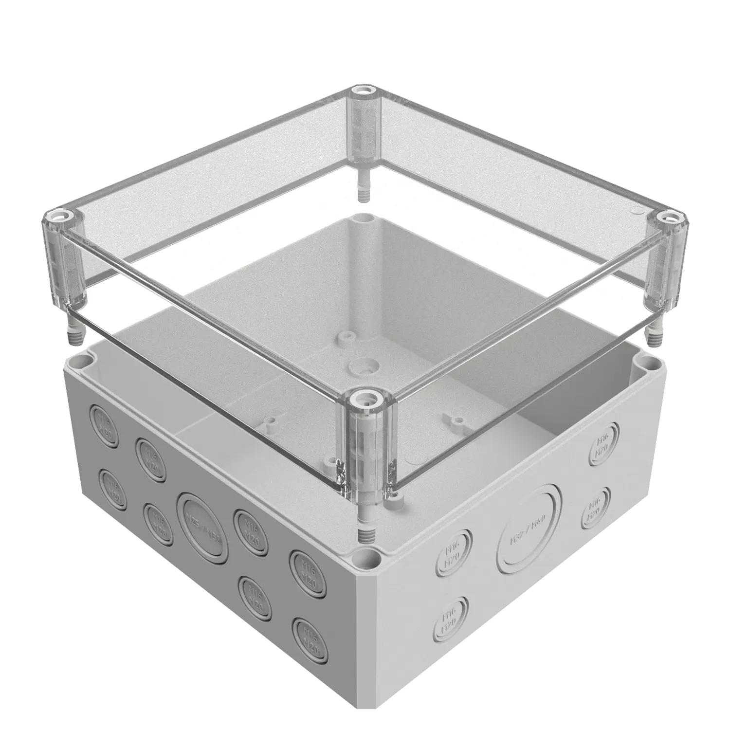 MULTI-BOX MBI-PC 181811 MK 聚碳酸酯工业外壳(透明盖)