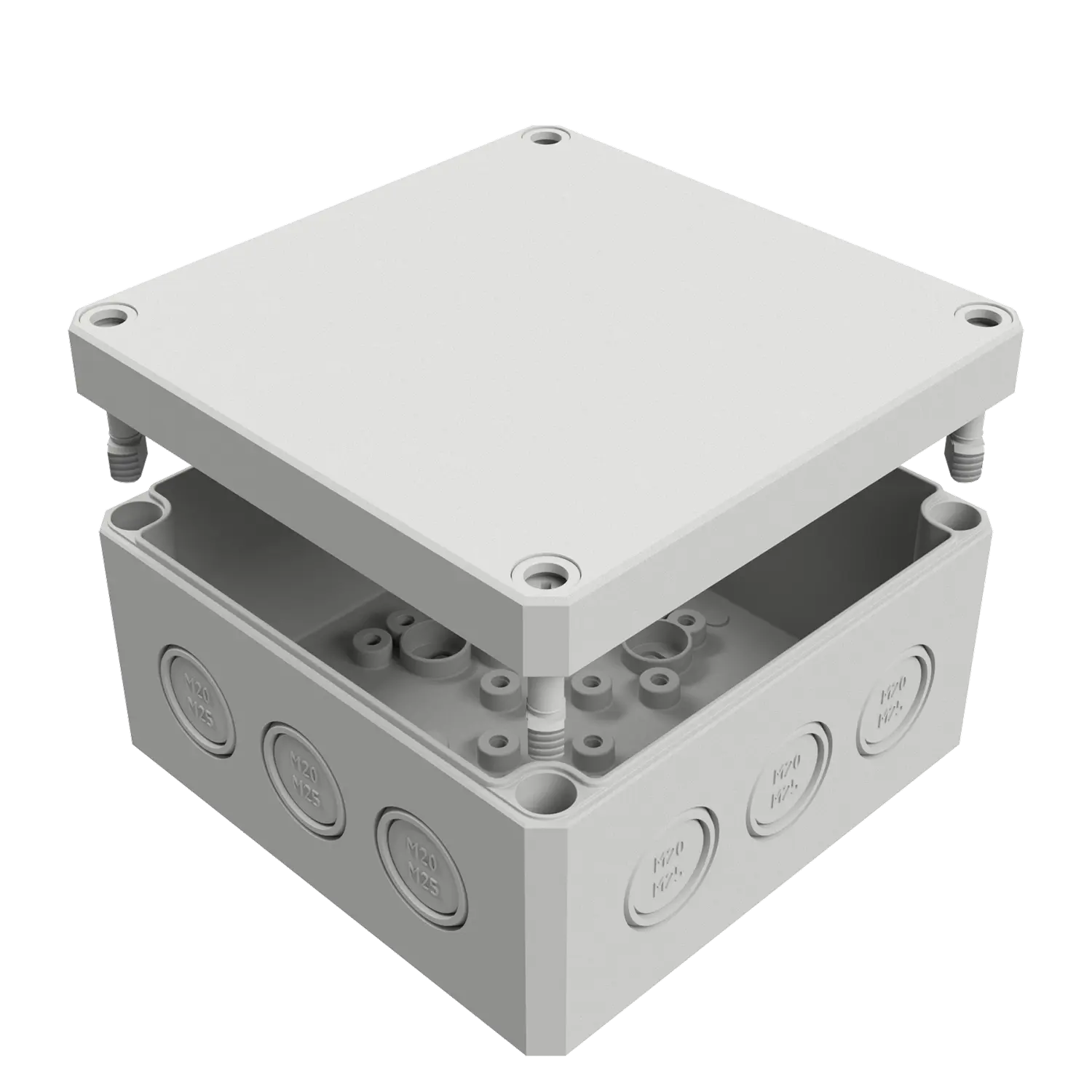 MULTI-BOX MBI-M 系列 聚碳酸酯工业外壳 MB-131308M(130×130×75mm)