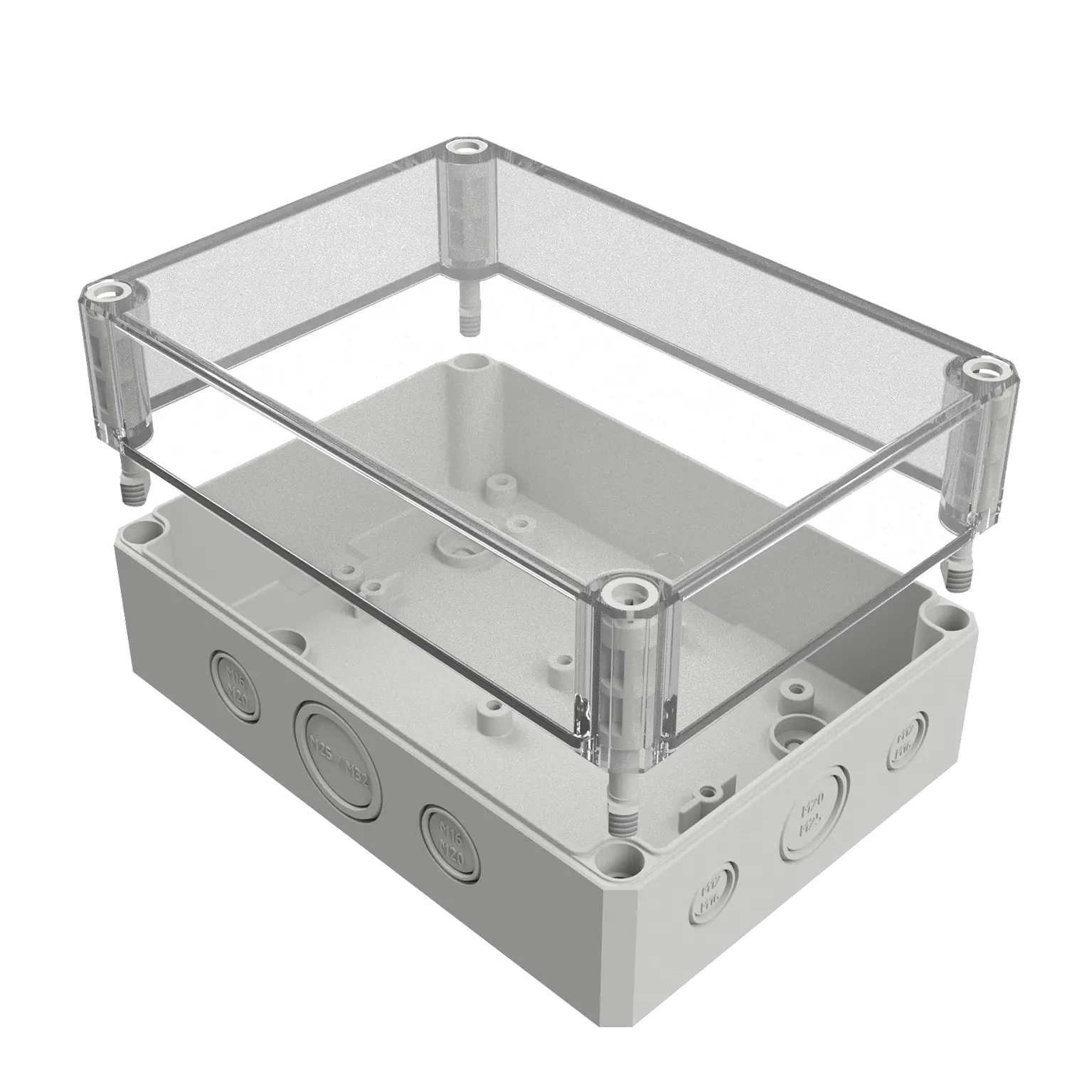 MULTI-BOX MBI-PC 181308 MK 聚碳酸酯工业外壳 透明盖版